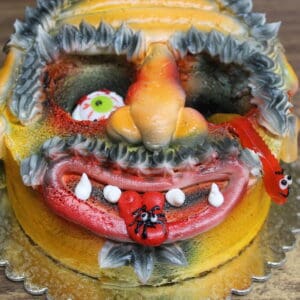 Monster Face Cake