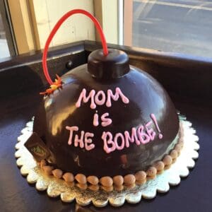 Mom is the Bomb Cake