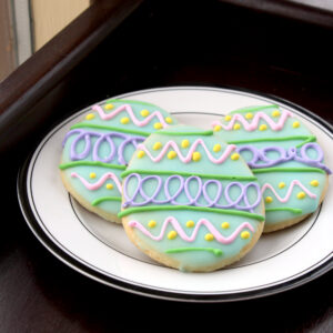 Decorated Egg Cookies