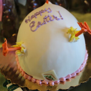Strawberry Bavarian Egg Cake
